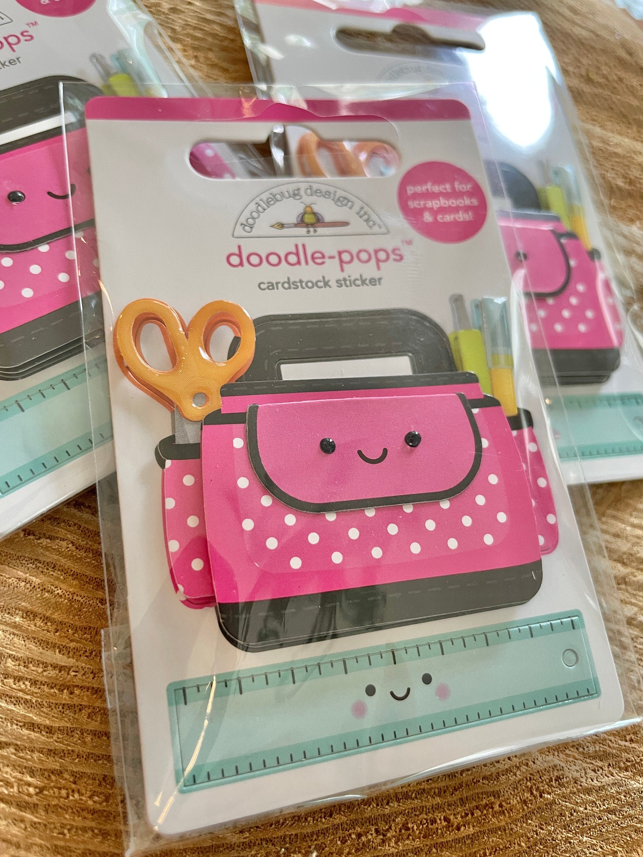 Doodlebug Design - Cute and Crafty Collection - Doodle-Pops - Craft Caddy