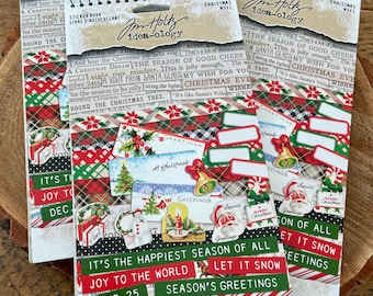 Christmas Sticker Book Tim Holtz Holiday 2025 Idea Ology TH94451