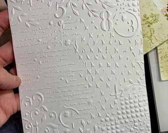 DISCONTINUED Doily Sizzix 3D Texture Fades Embossing Folder Tim