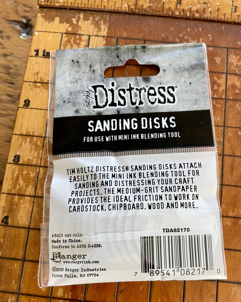 Distress Sanding Discs Tim Holtz & Ranger Ink - Etsy