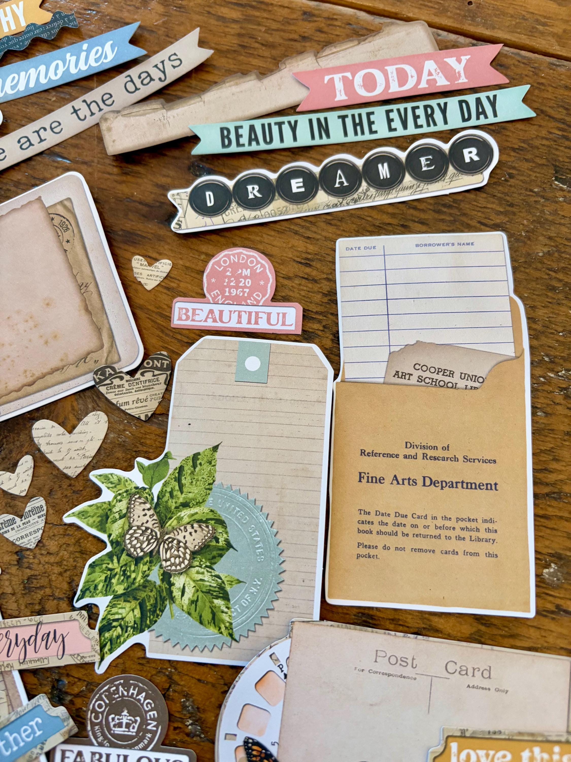 Journal In Drawer Simple Vintage Junk Drawer Journal Bits & Pieces Simple Stories 26027 ...
