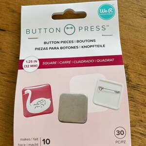 We R Makers - Button Press Collection - Square Button Kit