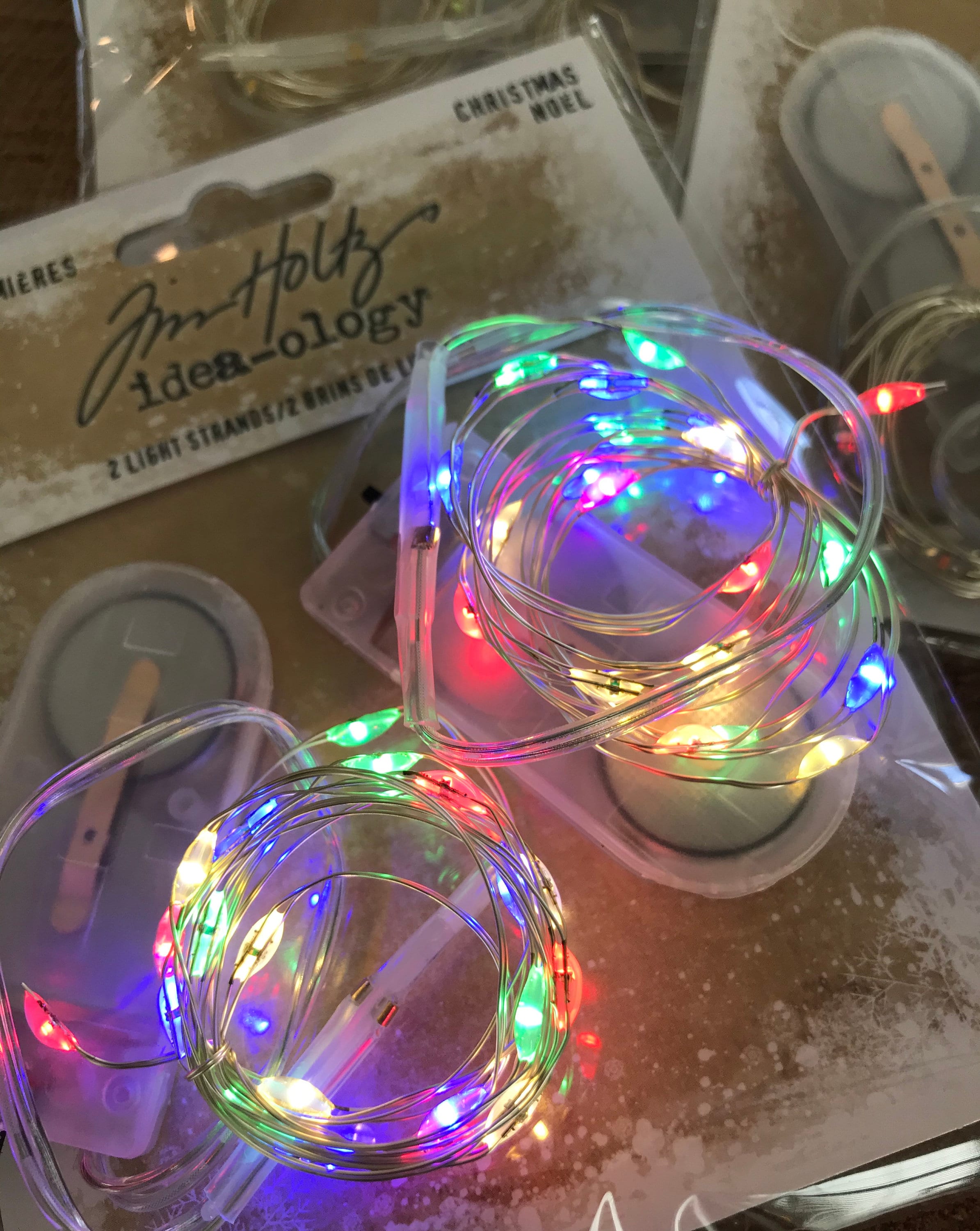 Christmas Tiny Lights Idea Ology by Tim Holtz Etsy
