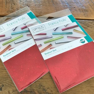 Gina K Designs Matte Colors Fancy Foil 6 X 8 Inch Sheets - Powder Blue