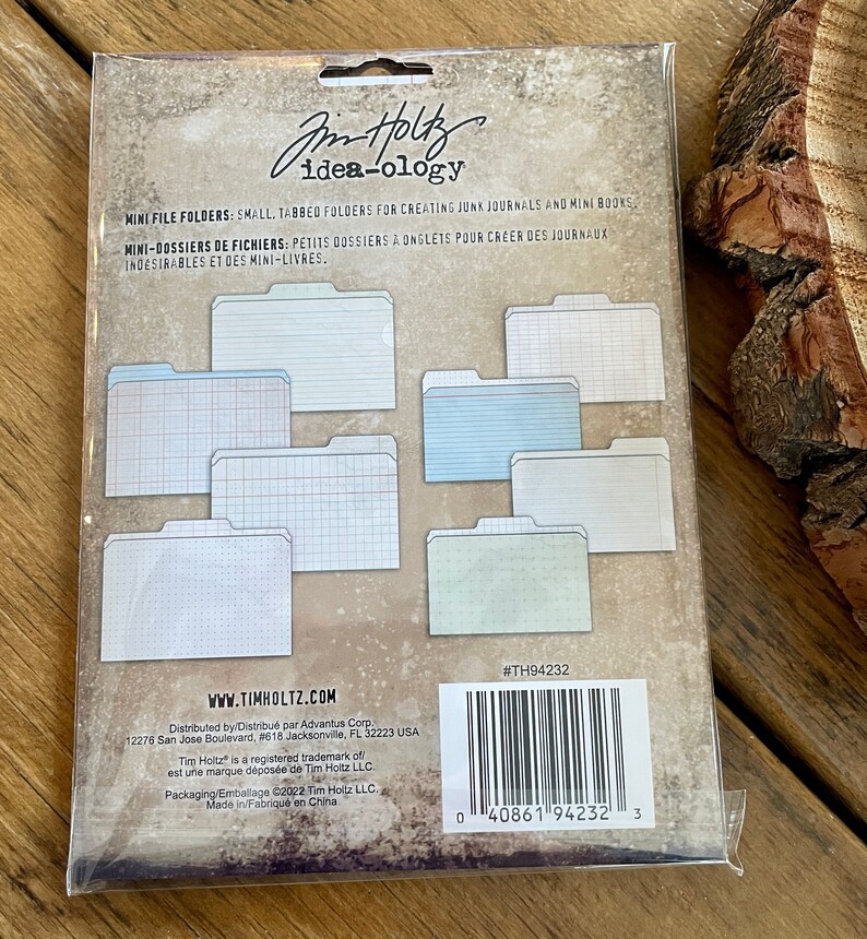 Mini File Folders Tim Holtz Idea Ology 2022 Etsy