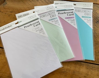 Pearlescent Specialty Cardstock 8.5x11 Tonic Studios Choose Your Color