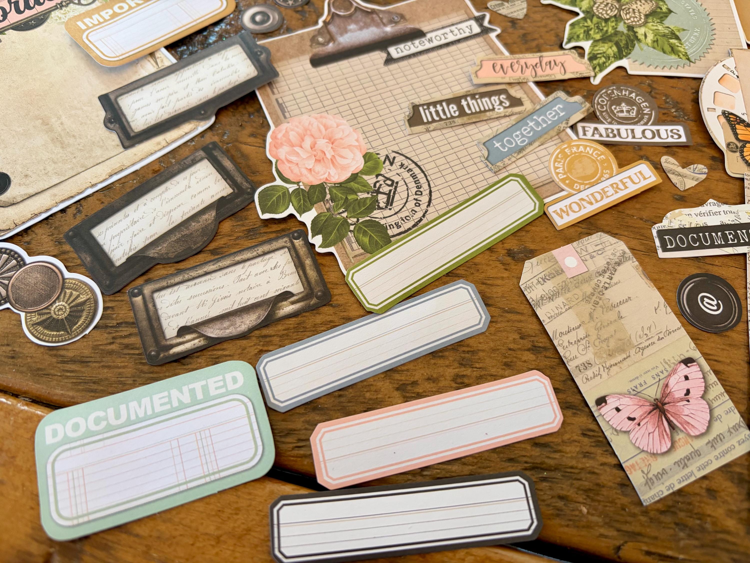Journal In Drawer Simple Vintage Junk Drawer Journal Bits & Pieces Simple Stories 26027 ...