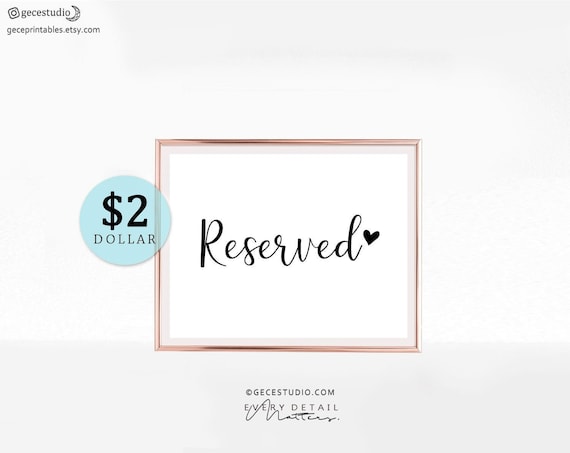 It's just an image of Printable Reserved Signs within diy It is a picture of Printable Reserved Signs within diy