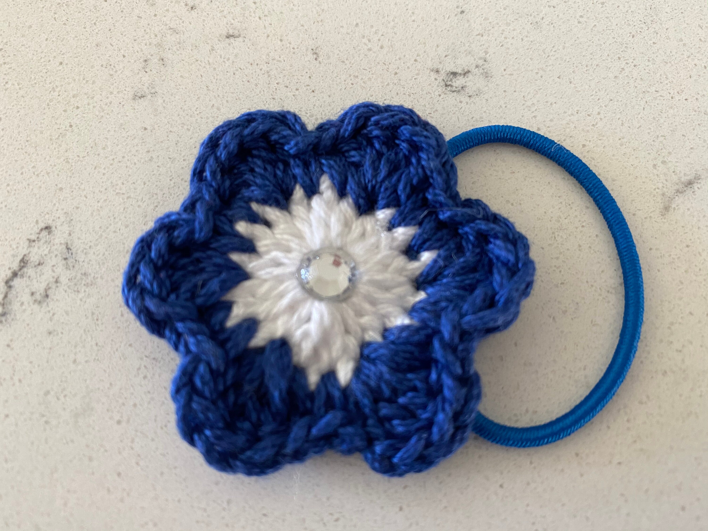 Crochet Flower Hair Ties Spring & Summer Accessory Etsy