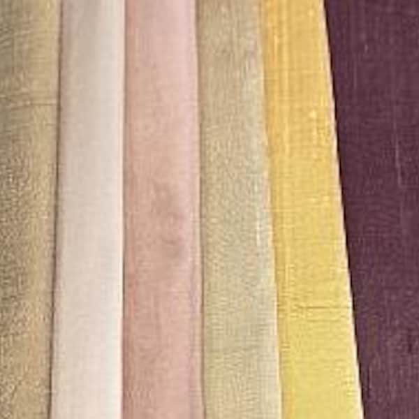 Dupioni Silk Pack D - 6 pieces