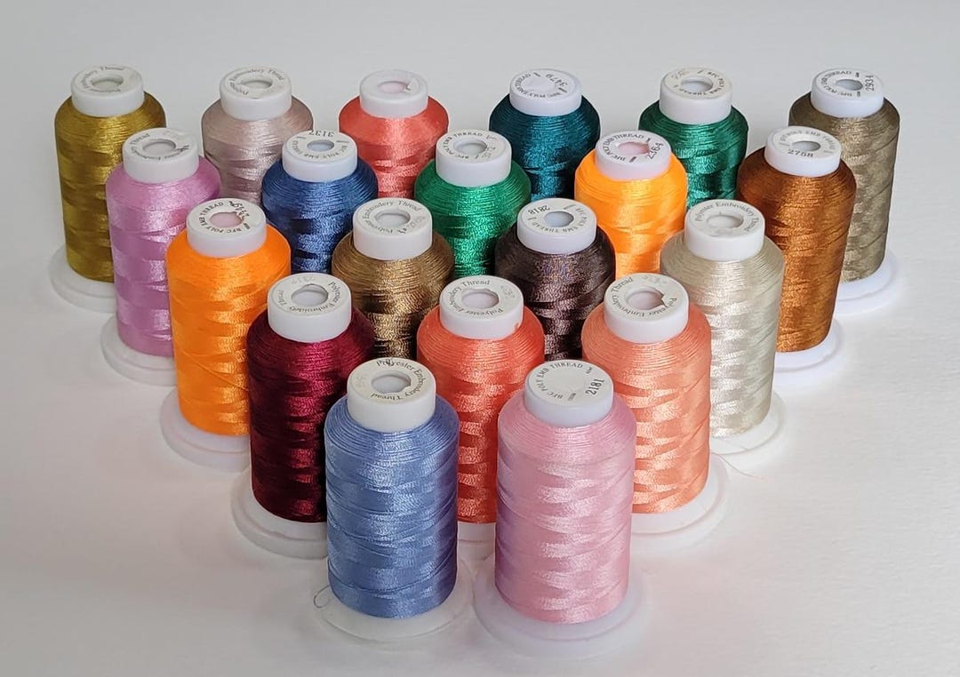 BFC Machine Embroidery THREAD SET A -20 Cones - Etsy