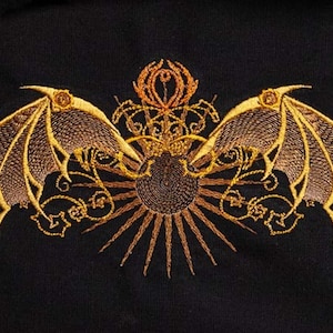 BFC31435 Steampunk Dragon Wings image 1