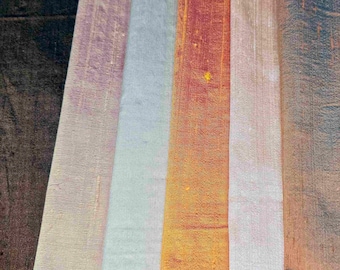 Dupioni Silk Pack B - 6 pieces