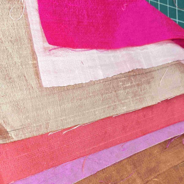Dupioni Silk Pack A - 6 pieces