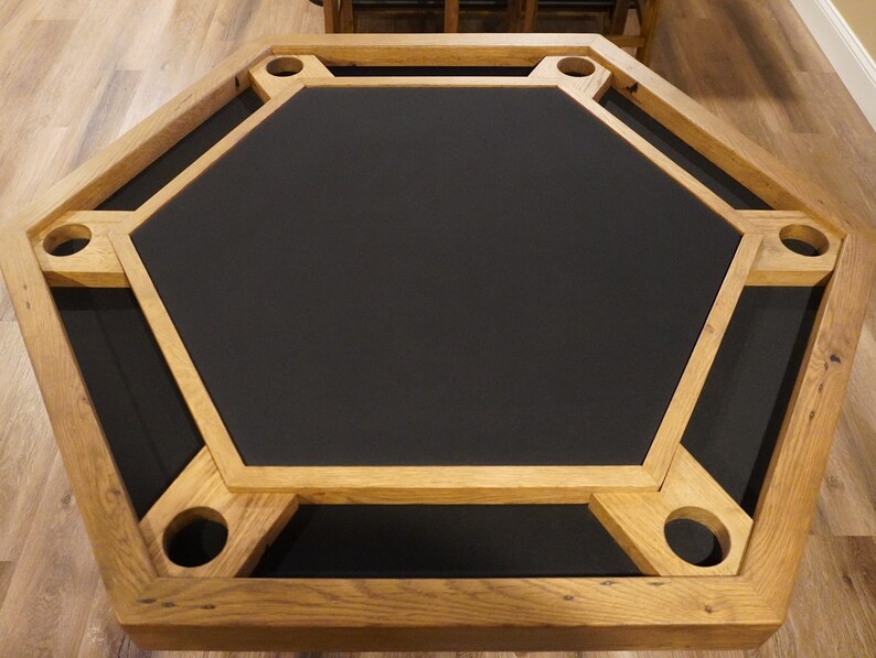 Reclaimed Wood Game Table Etsy