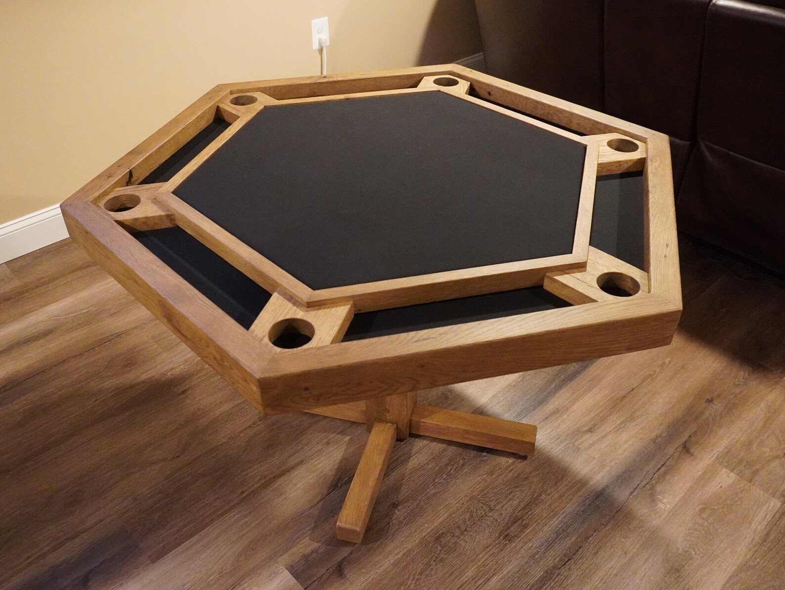 Reclaimed Wood Game Table Etsy