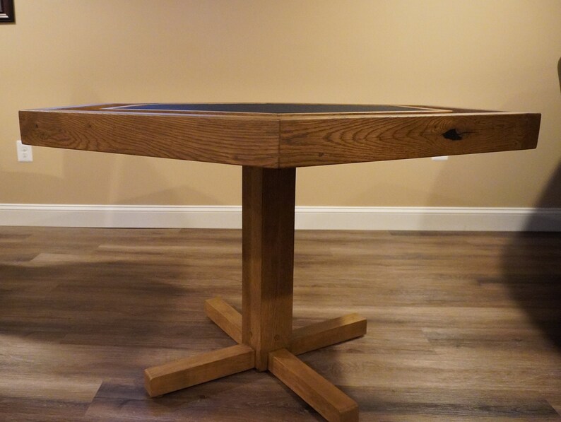 Reclaimed Wood Game Table Etsy