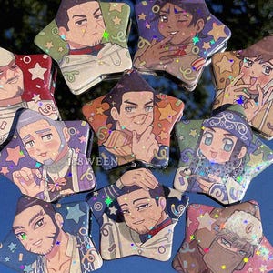 GK Character Buttons Pins Badges