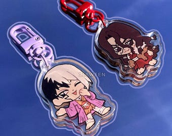Dr Stone Character Acrylic Keychain Charm