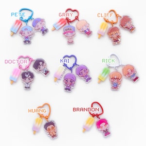 Bachelors of Friends of Mineral Town from Harvest Moon / Story of Seasons Charms, Keychains