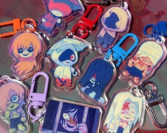 Homicipher Mini Character Acrylic Keychain Charm