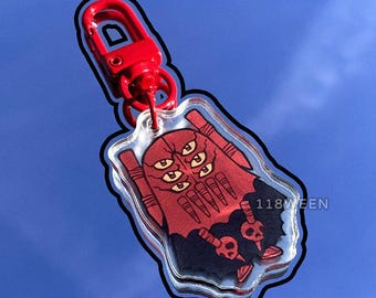 Dai Dark Shimada Death Mini Character Acrylic Keychain Charm