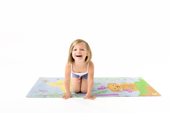 Duck Duck Dog Original Yoga Mats For Kids Eco Conscious Etsy