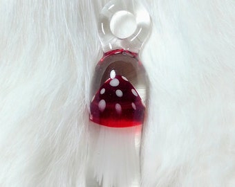 Amanita jellyfish pendant