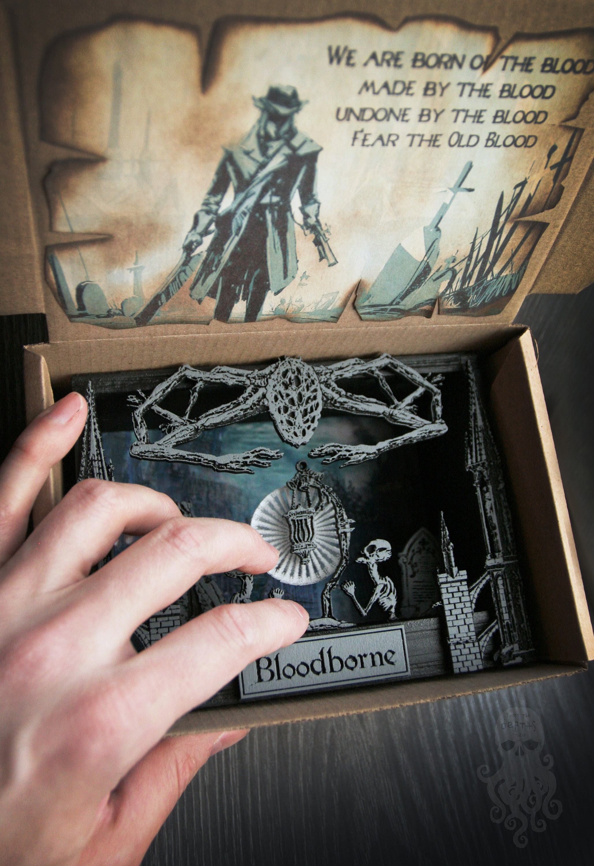 Bloodborne light box Gamer night lamp LED multicolor lamp Etsy