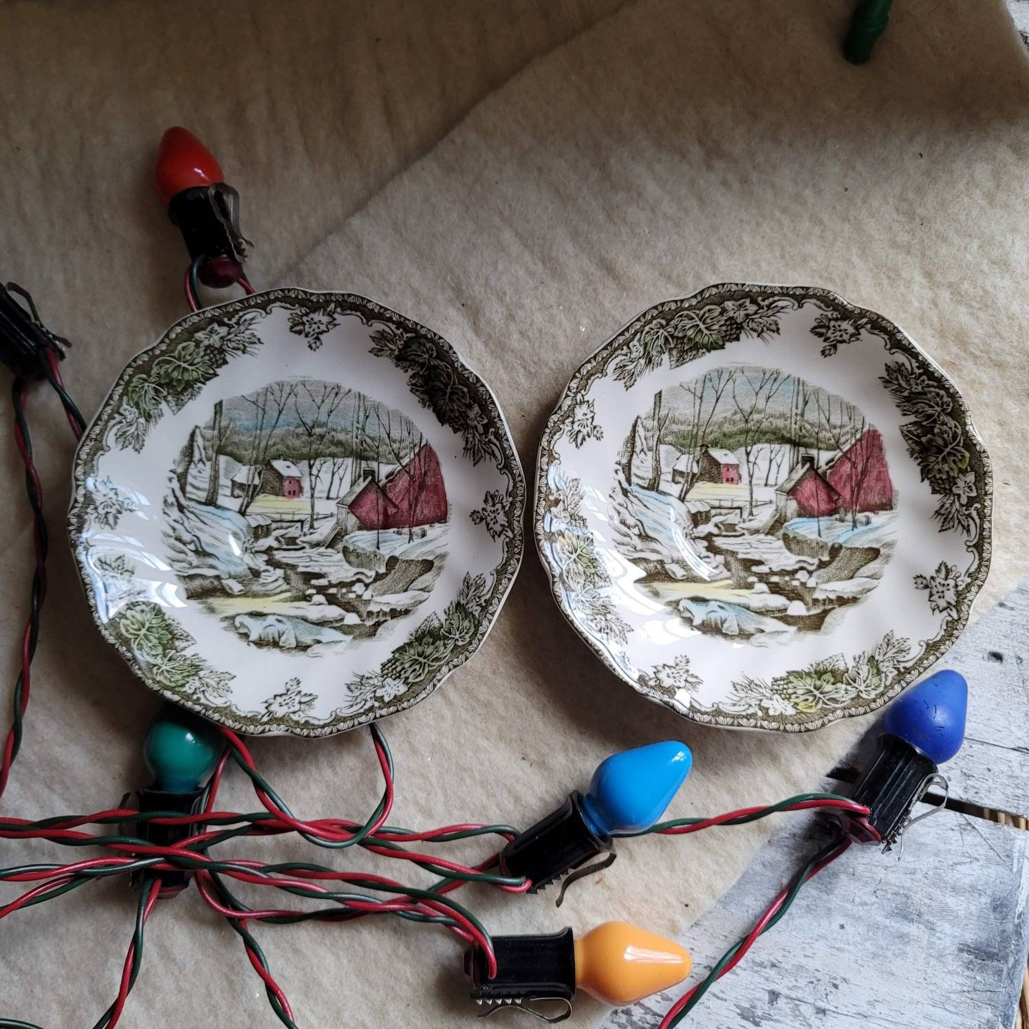 Vintage Johnson Brothers Christmas Dishes - Etsy