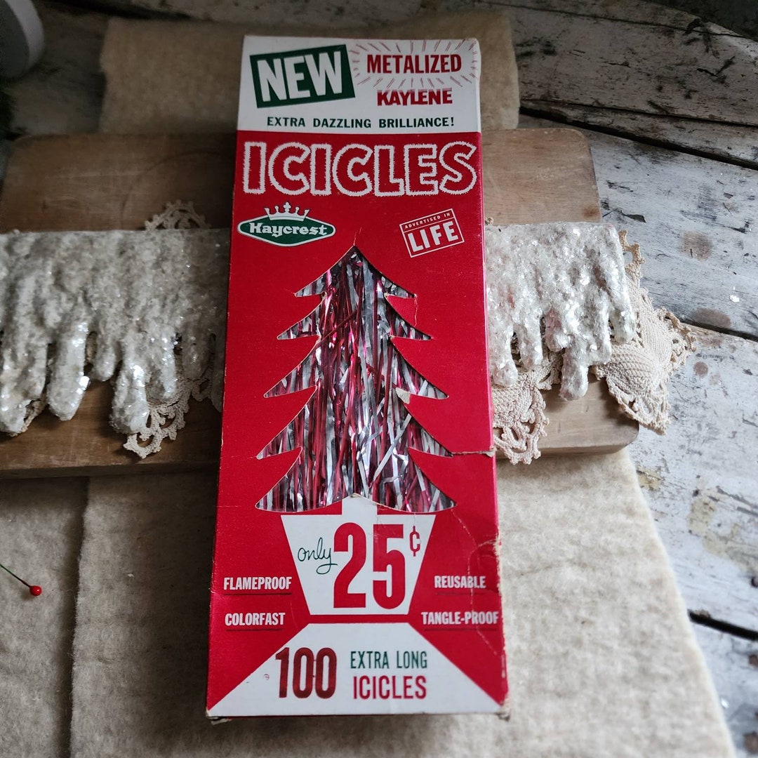 Vintage Christmas Icicles / Vintage Icicles / Vintage Christmas Tree