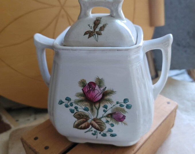 Vintage Ironstone / Alfred Meakin/ Vintage Biscuit Jar / 1890 1906