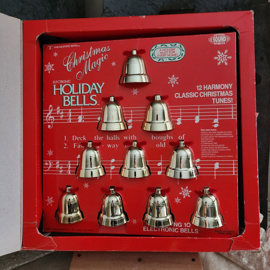 Vintage Musical Christmas Bells / Ten Bells / 12 Christmas - Etsy