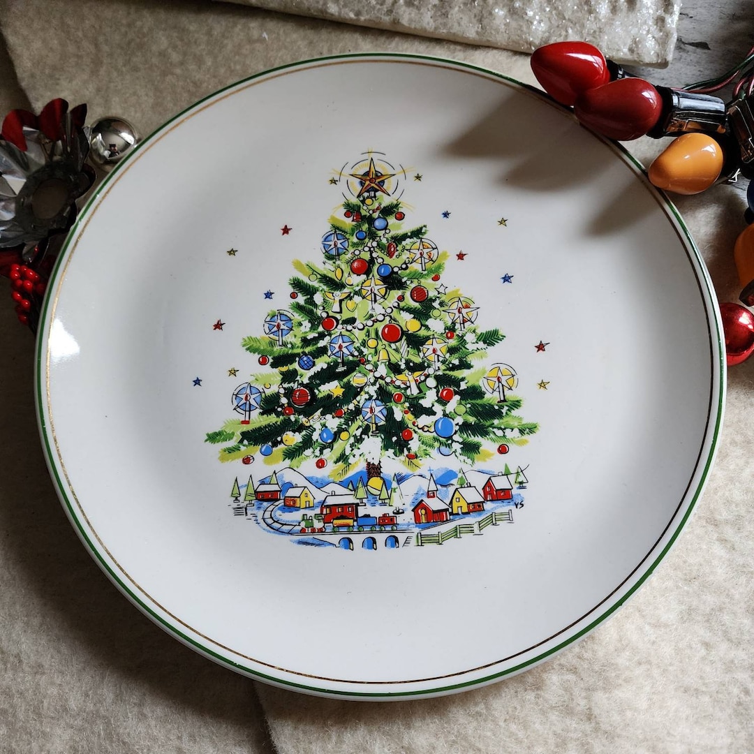 Vintage Christmas Dishes 