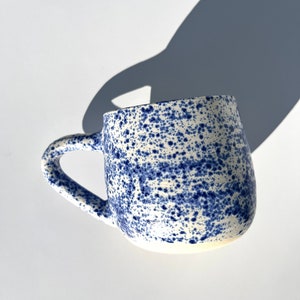 Blue Splatterware Mug