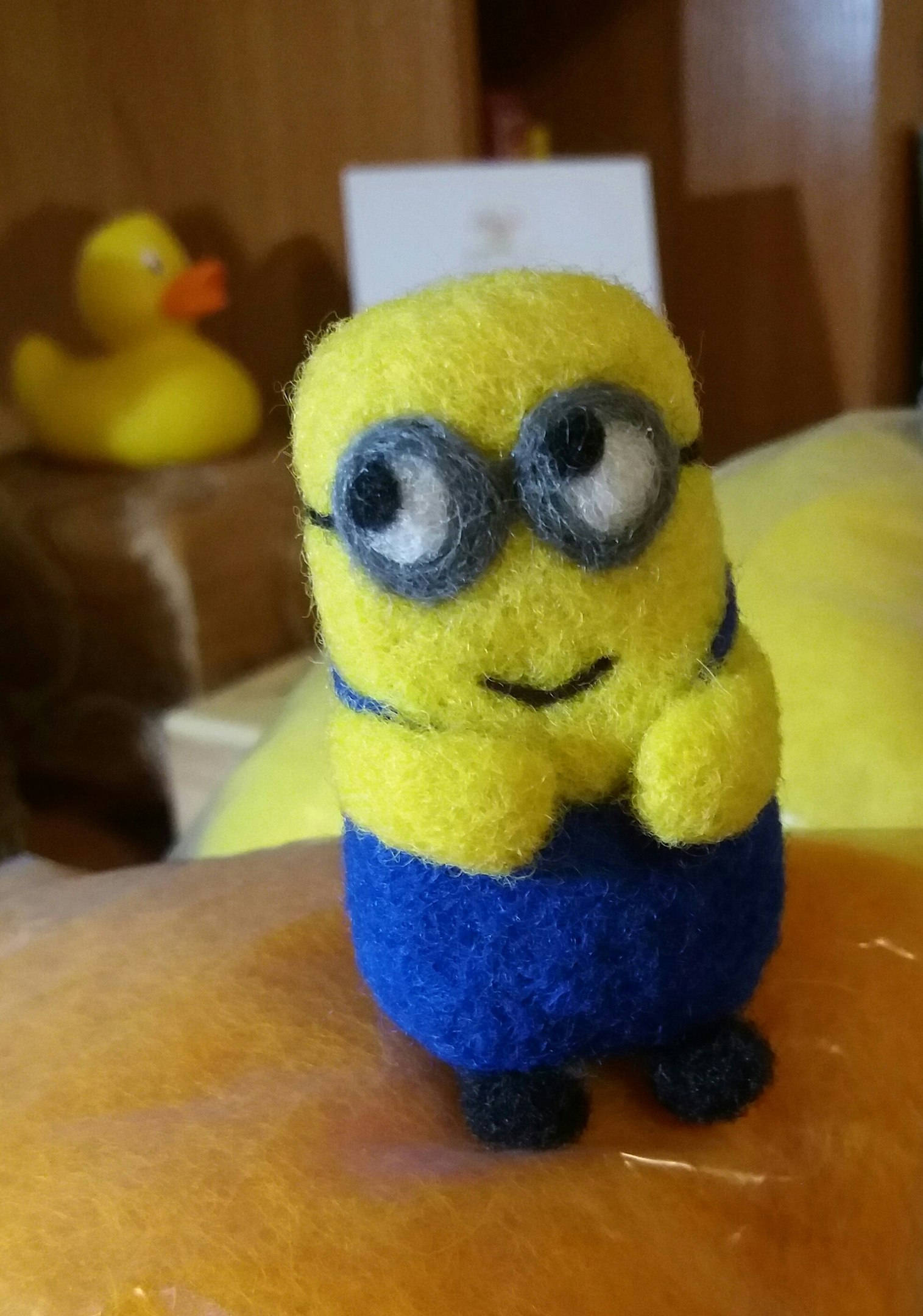 Minion Toy Felt Minion Despicable Me Needle Felted Minion Wool Etsy