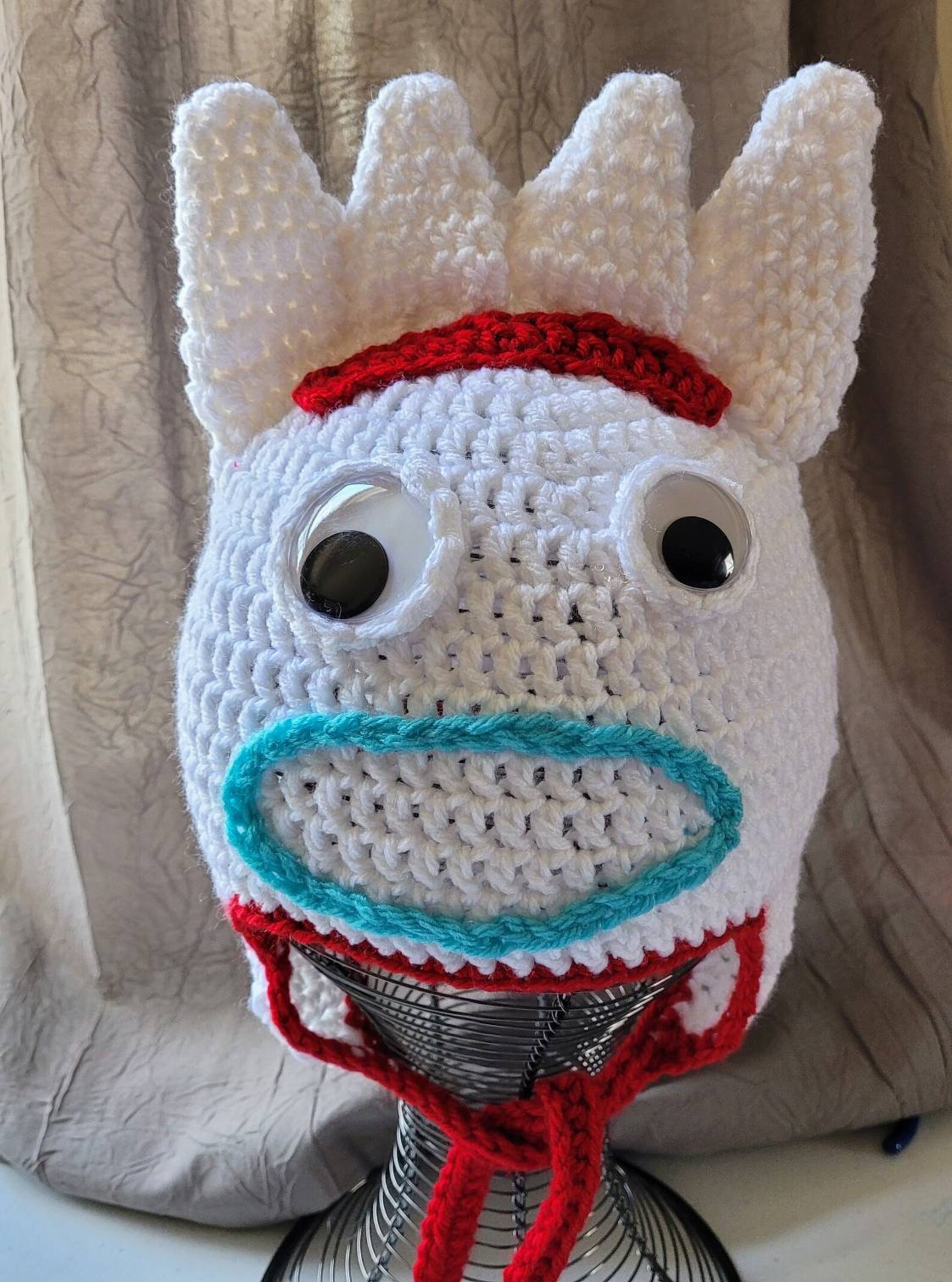 Forky Inspired Childs Hat Toy Story Child Crochet Beanie | Etsy