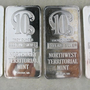 Rare Collectible 10 ozt NWT Mint .999 Silver Bar