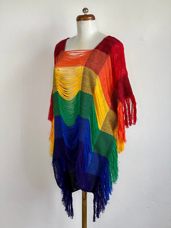 Tulum clothes, kaftan boho,  pride clothes,  fray… - image 4