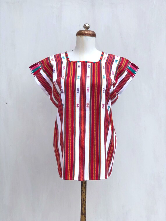 Hand Woven mexican blouse, Mexican blouse, woven m