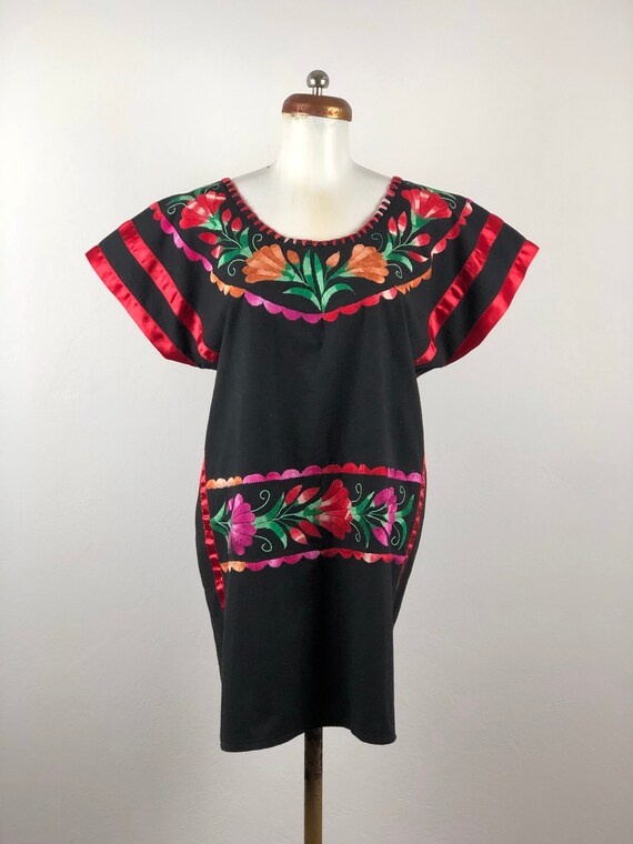 Mexican embroidered blouse, Mexican blouse with ha