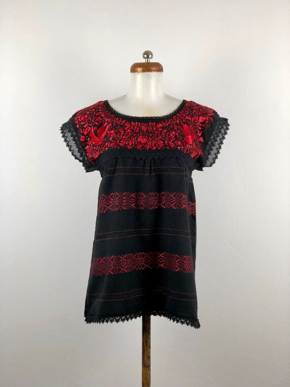 Mexican blouse, mexican embroidered blouse, mexica