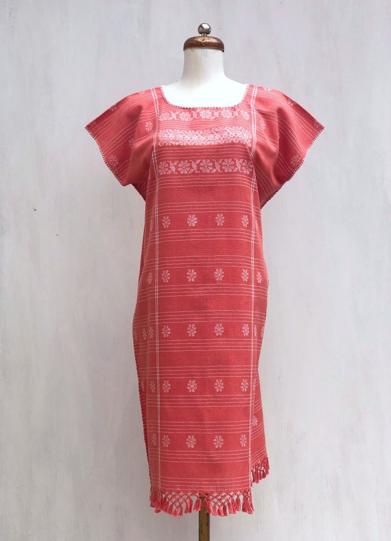 Mexican dress, Hand woven mexican dress, huipil dr