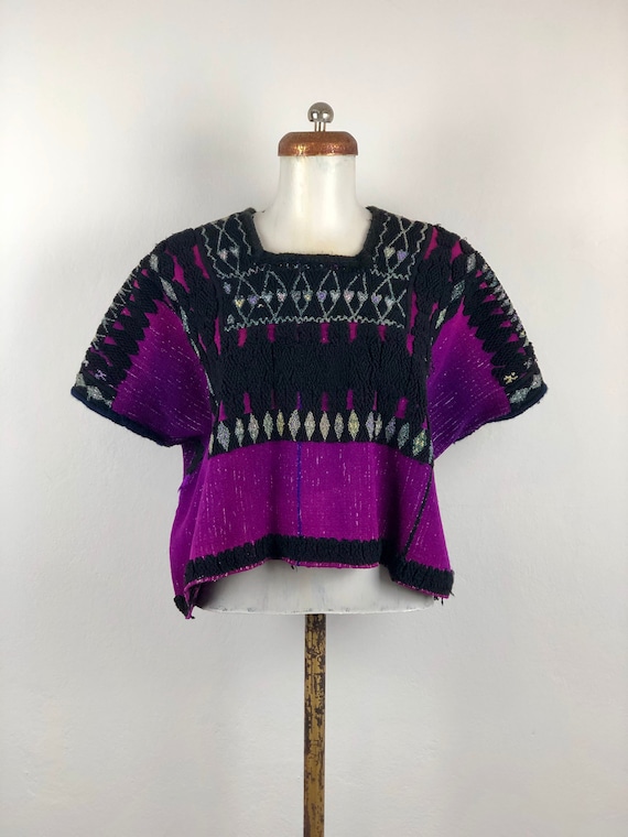 Mexican embroidered blouse, Vintage Mexican Huipil