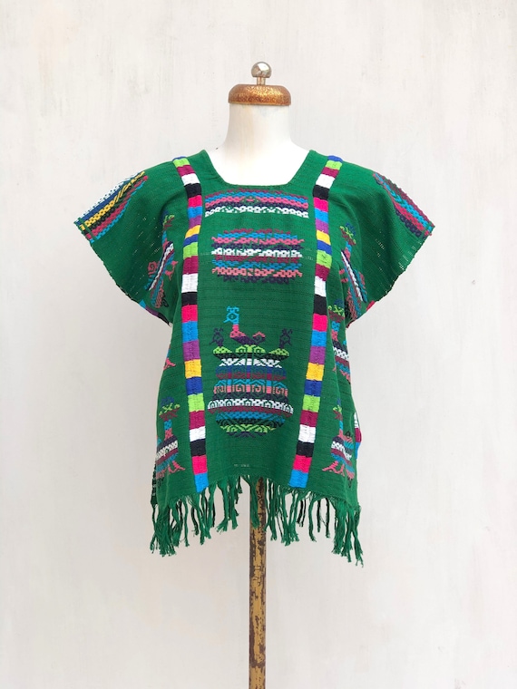 Hand Woven mexican blouse, Mexican blouse, woven m