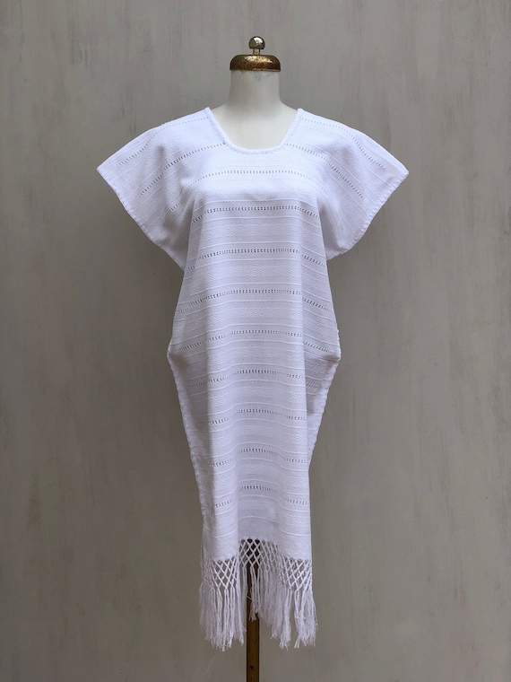 Mexican white dress, mexican dress, Mexican embroi