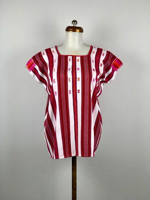 Hand Woven mexican blouse, Mexican blouse, woven m