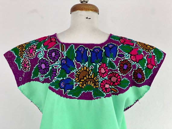 Hand Woven mexican blouse, woven blouse, Mexican … - image 4