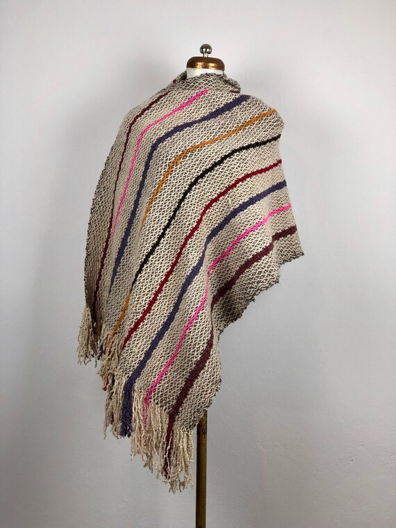 hand Woven Rebozo, Mexican Rebozo, woven wool rebo