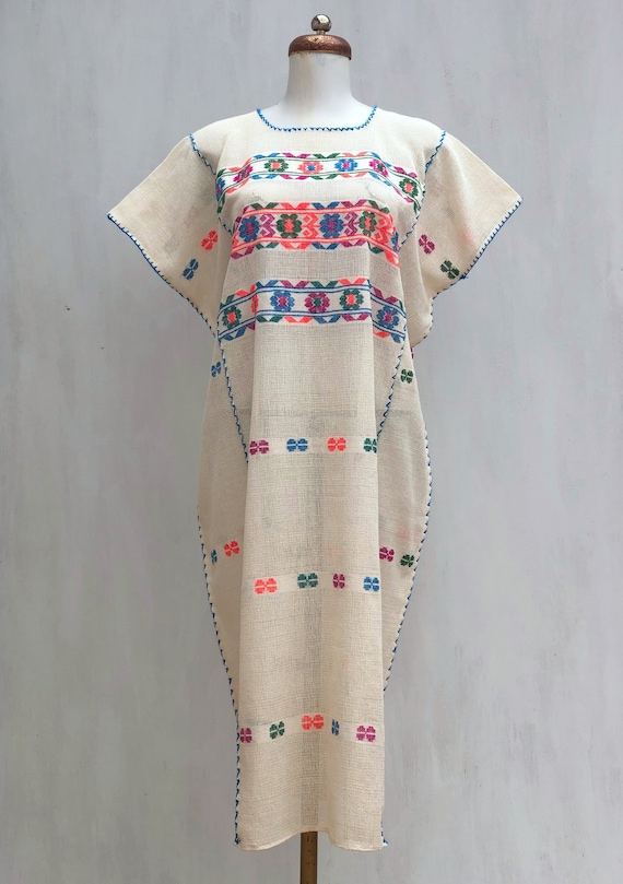 Mexican dress, Hand woven mexican dress, huipil dr